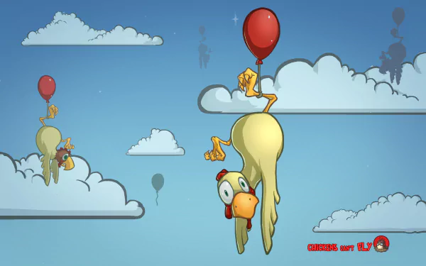 video game Chickens Can't Fly HD Desktop Wallpaper | Background Image