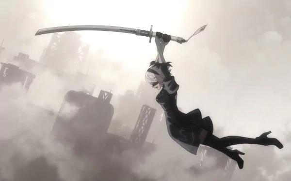 Anime NieR:Automata Ver 1.1a HD Desktop Wallpaper | Background Image