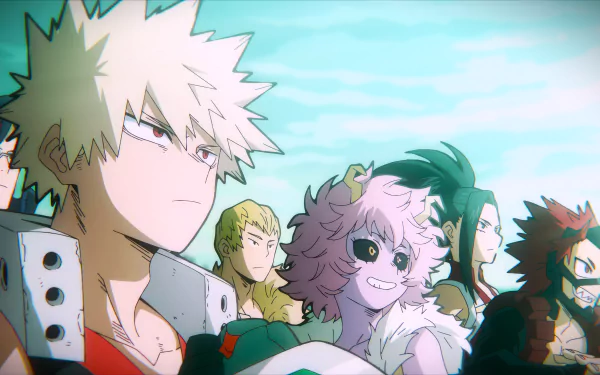  Katsuki and the Gang! - Intro AI Upscaled Screencap