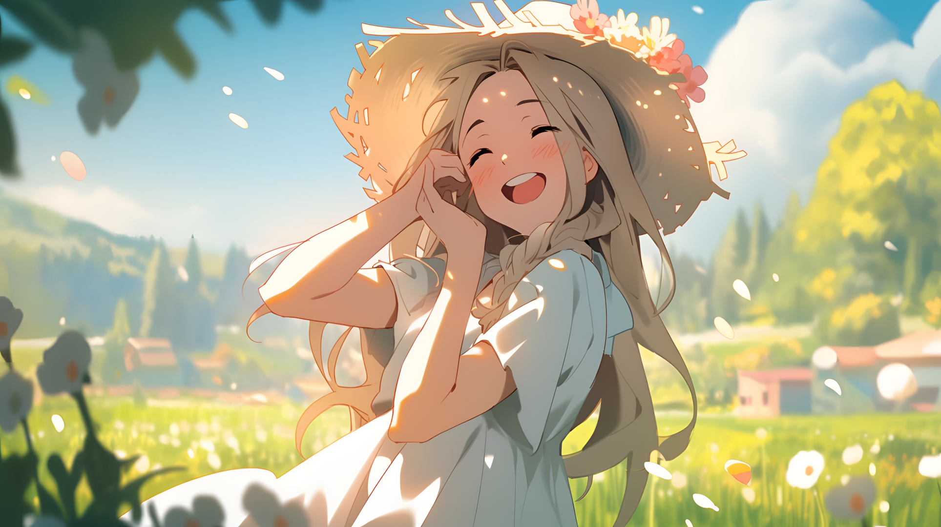 Smiling Anime Girl Closed Eyes Icon: Vector có sẵn (miễn phí bản quyền)  1905288145 | Shutterstock