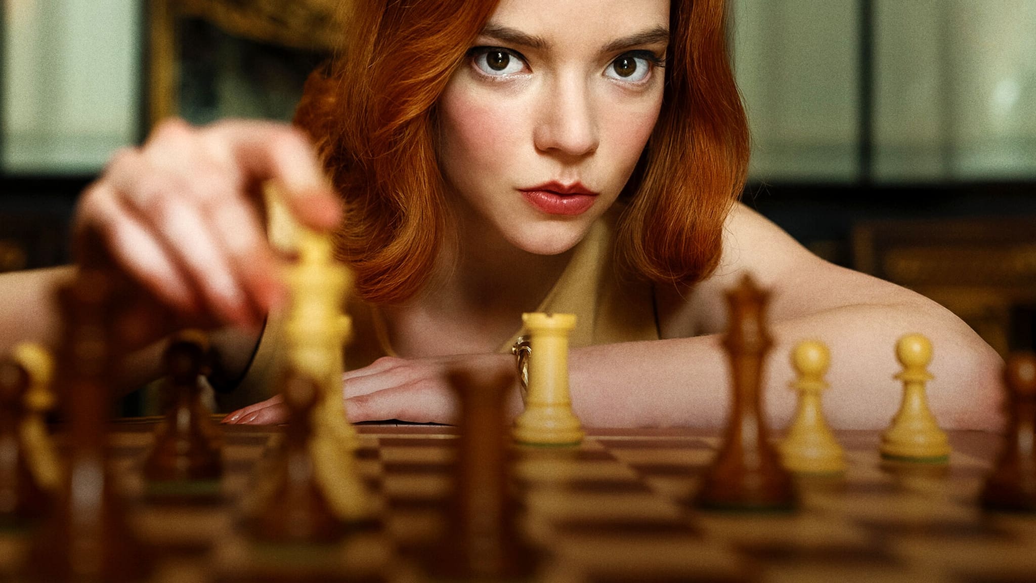 The Queens gambit, chess, gambit, netflix, queen, series, top, trending, HD  phone wallpaper