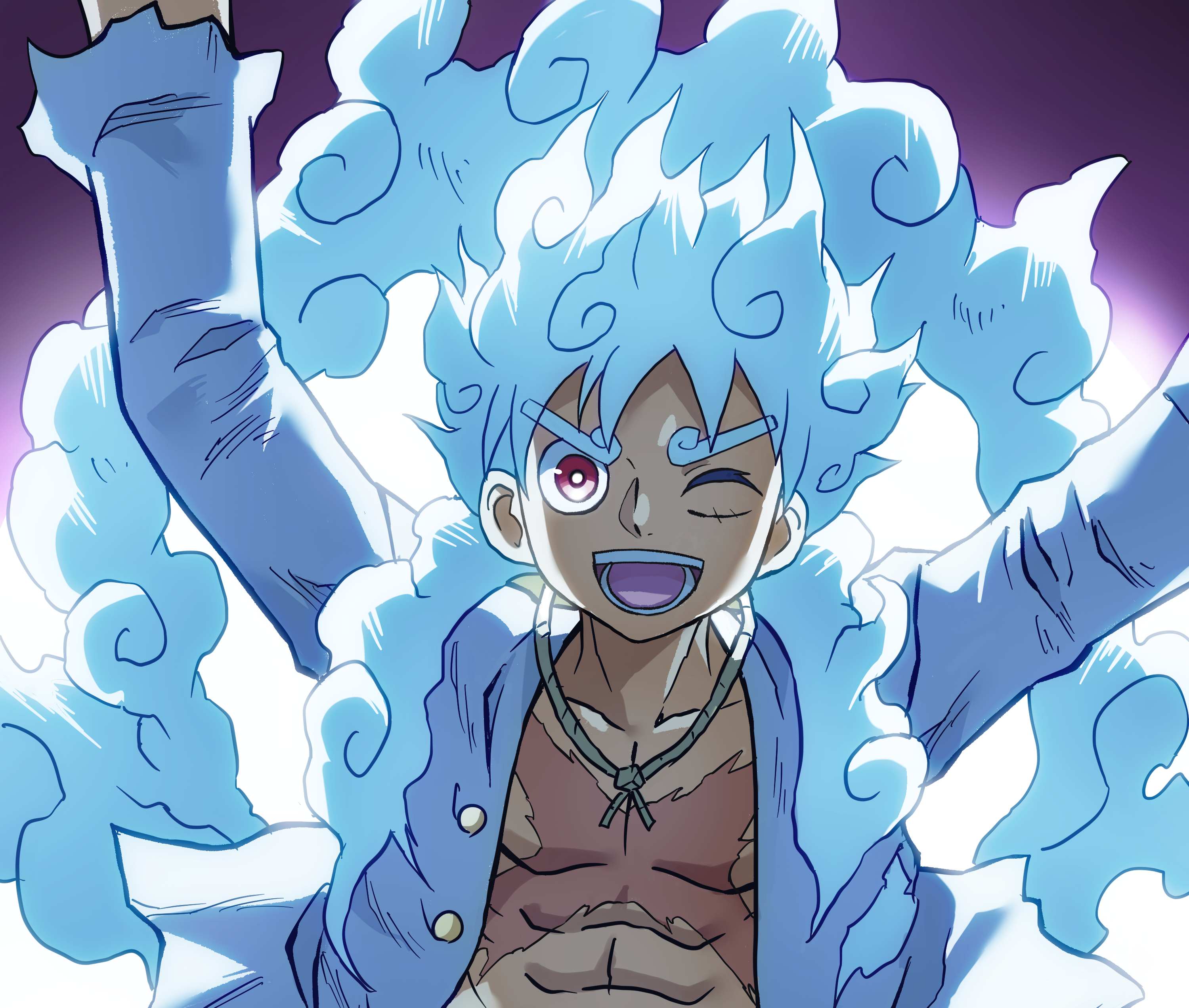 Monkey D. Luffy - Gear 5 by DOE