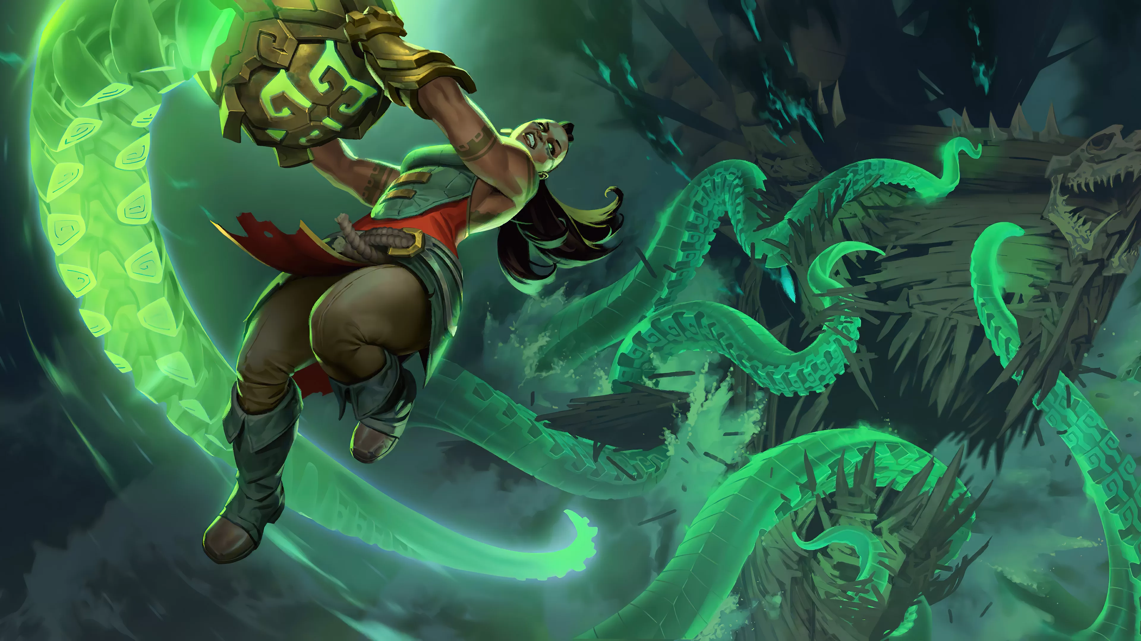 Download Illaoi Lol Fan Art Wallpaper