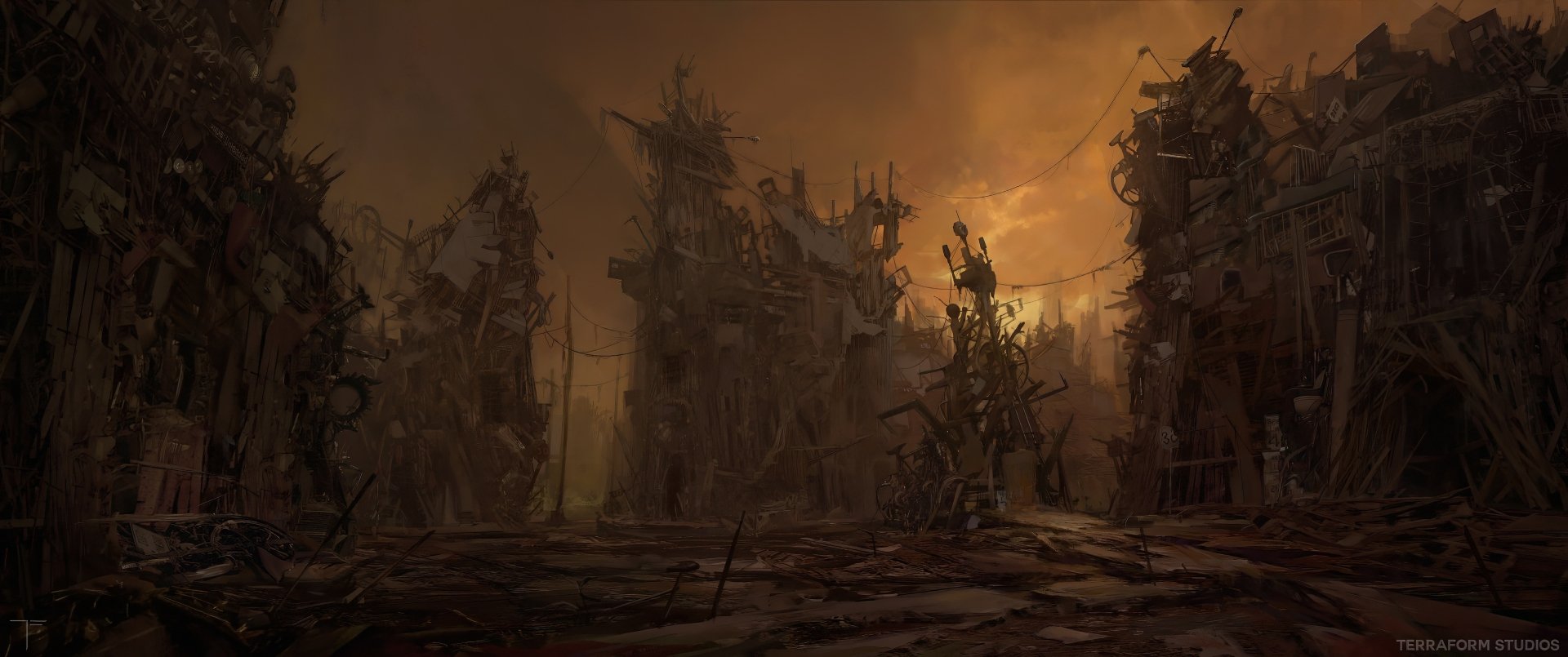 Silent Hill: Ascension HD Wallpaper - Eerie Townscape