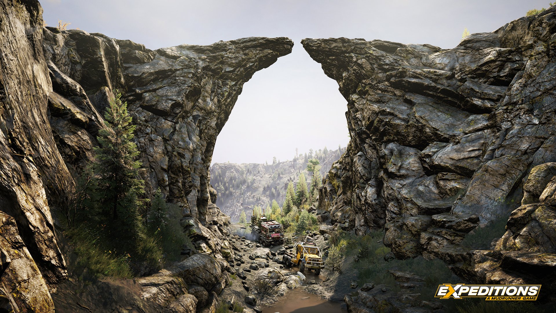 Expeditions MudRunner Game HD Wallpaper Rugged Off Road Adventure