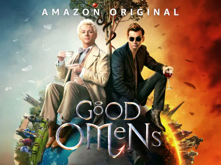 TV Show Good Omens HD Desktop Wallpaper | Background Image