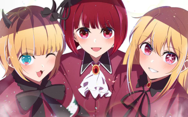 Ruby Hoshino Kana Arima Mem-Cho (Oshi no Ko) Anime Oshi no Ko HD Desktop Wallpaper | Background Image