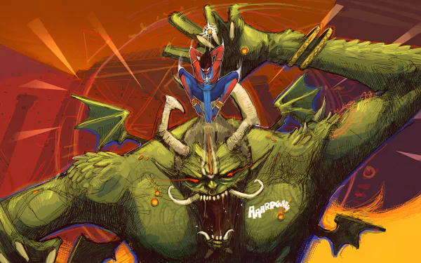 HD wallpaper featuring Pavitr Prabhakar as Spider-Man from Spider-Man: India in Spider-Man: Across The Spider-Verse.