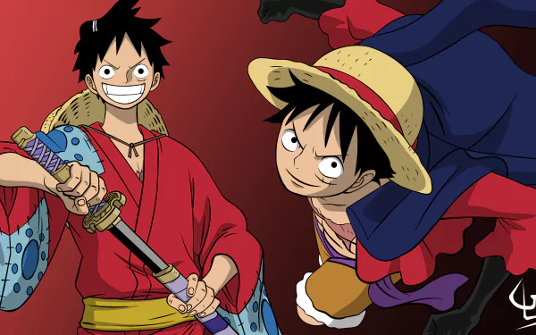 Monkey D. Luffy HD Wallpaper: Adventure Awaits in One Piece by DinocoZero