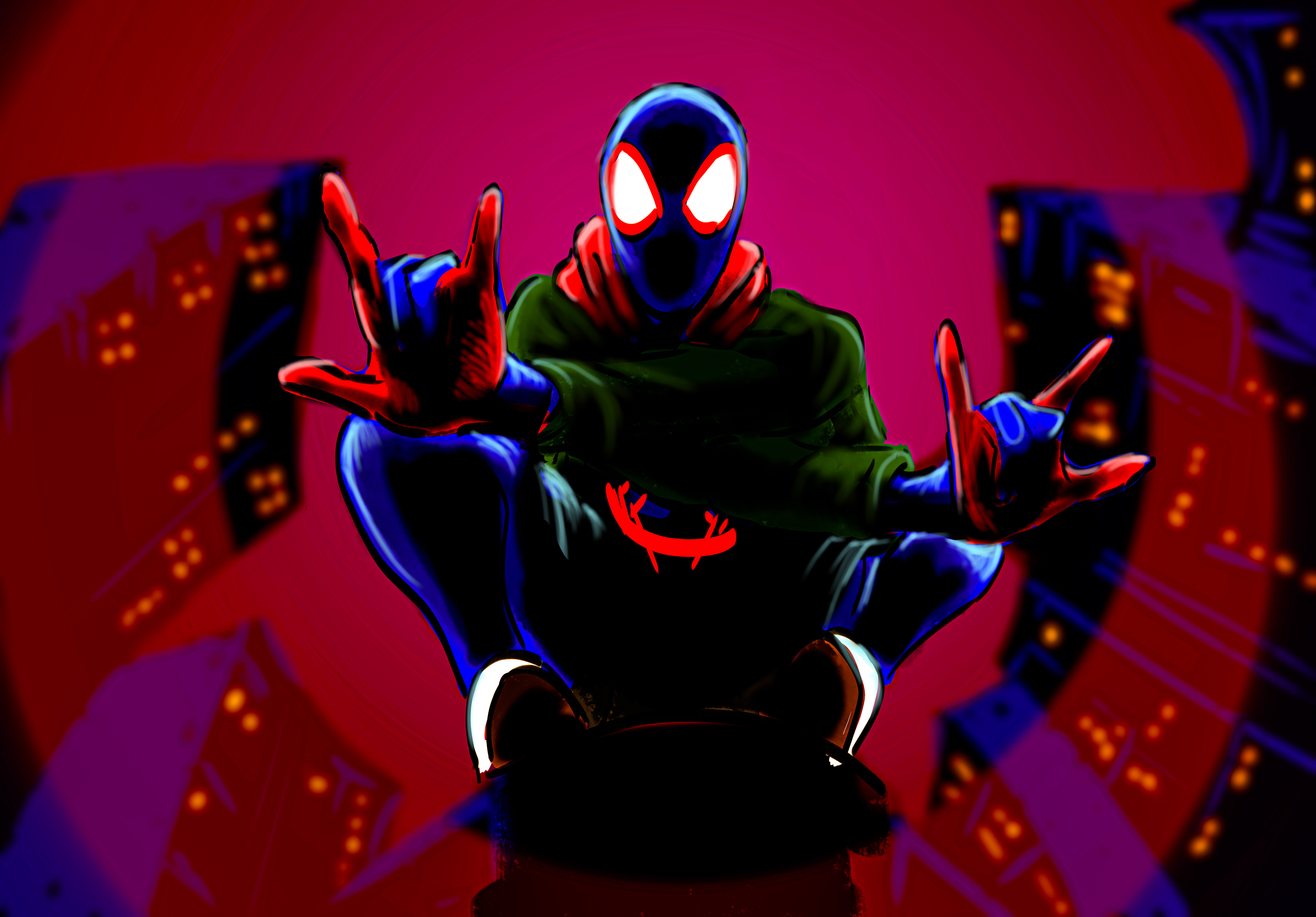 Comics Spider-Man 8k Ultra HD Wallpaper by Mattia F. Ruffo