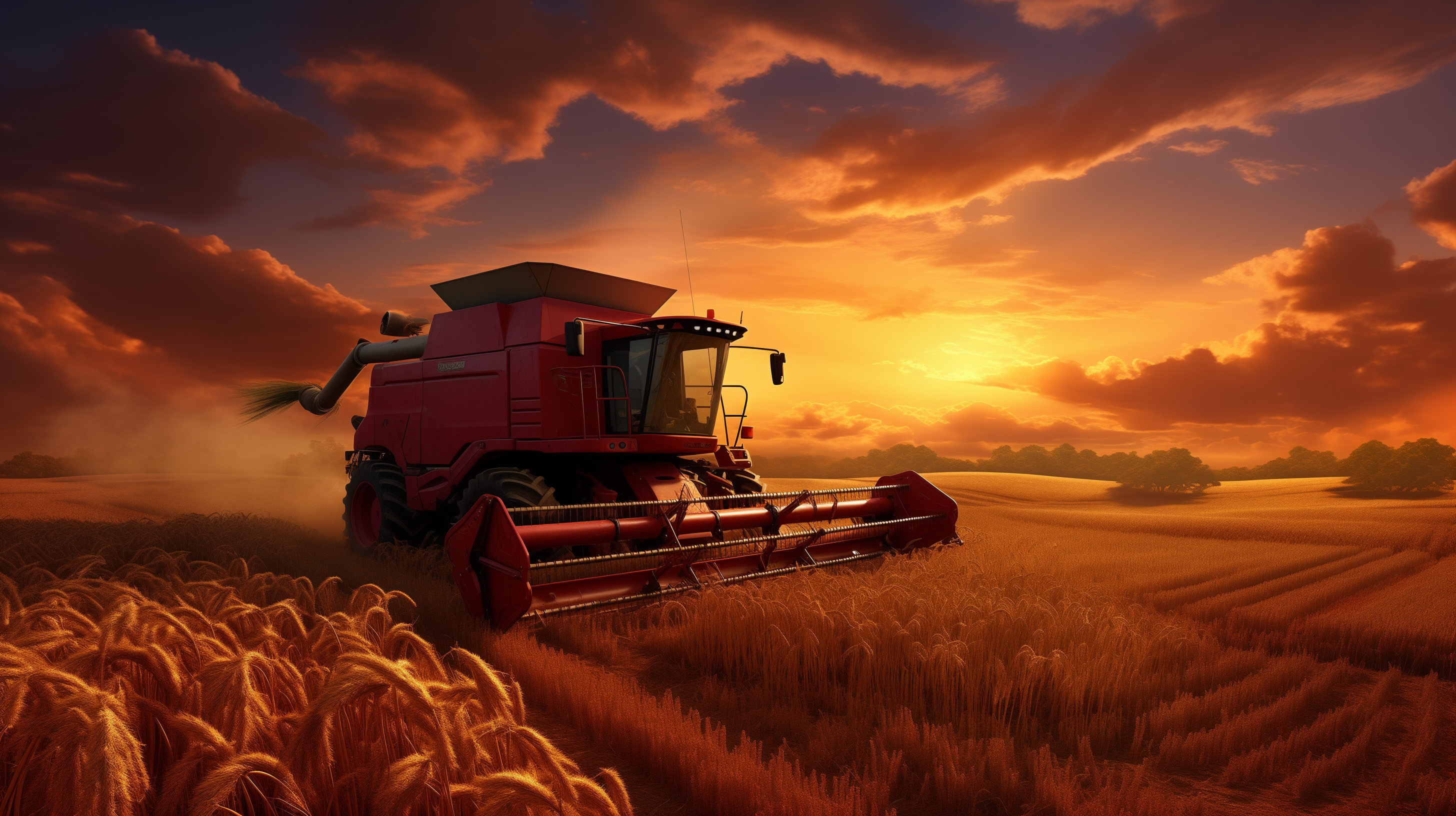 Vehicles Harvester HD Wallpaper | Background Image