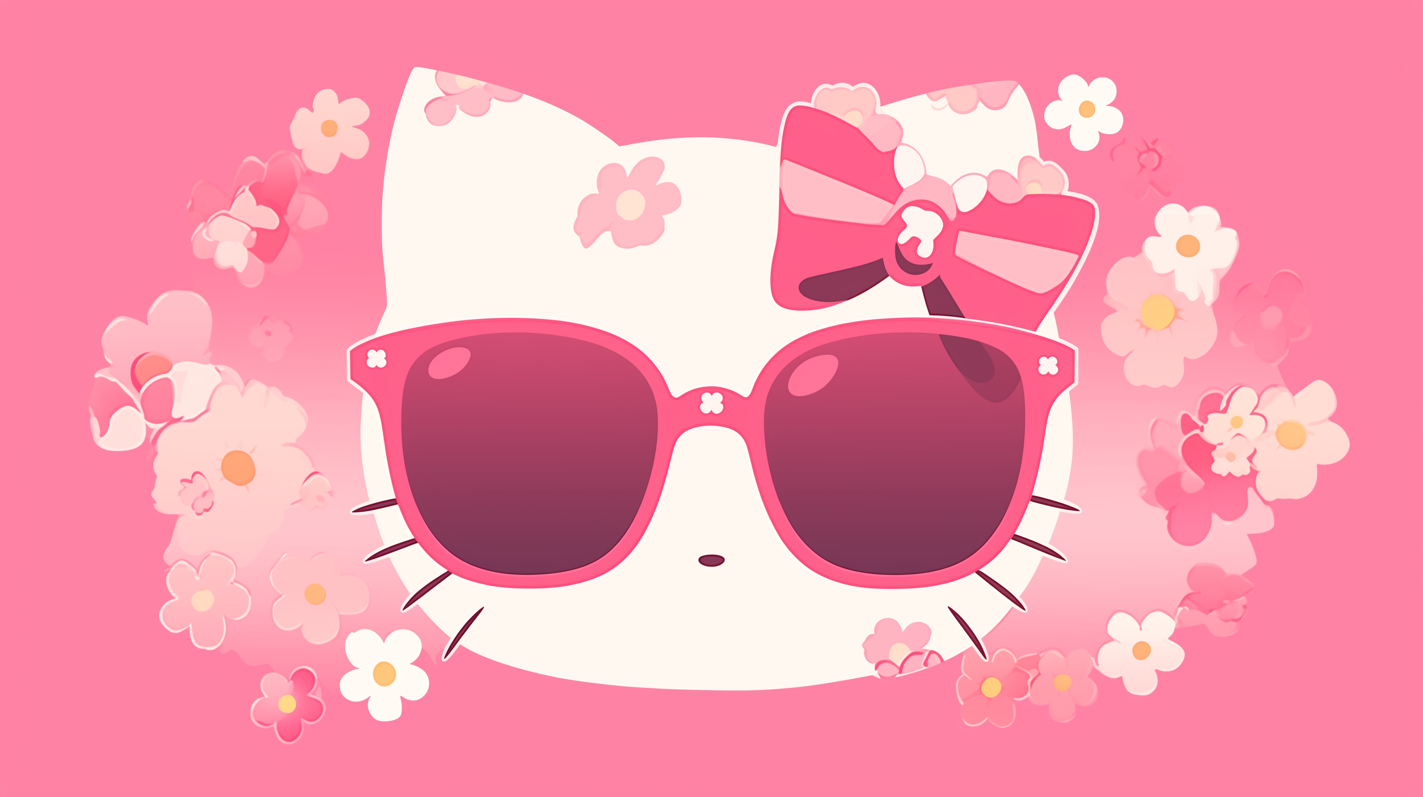 Hello Kitty Cute Pink HD Wallpaper by robokoboto