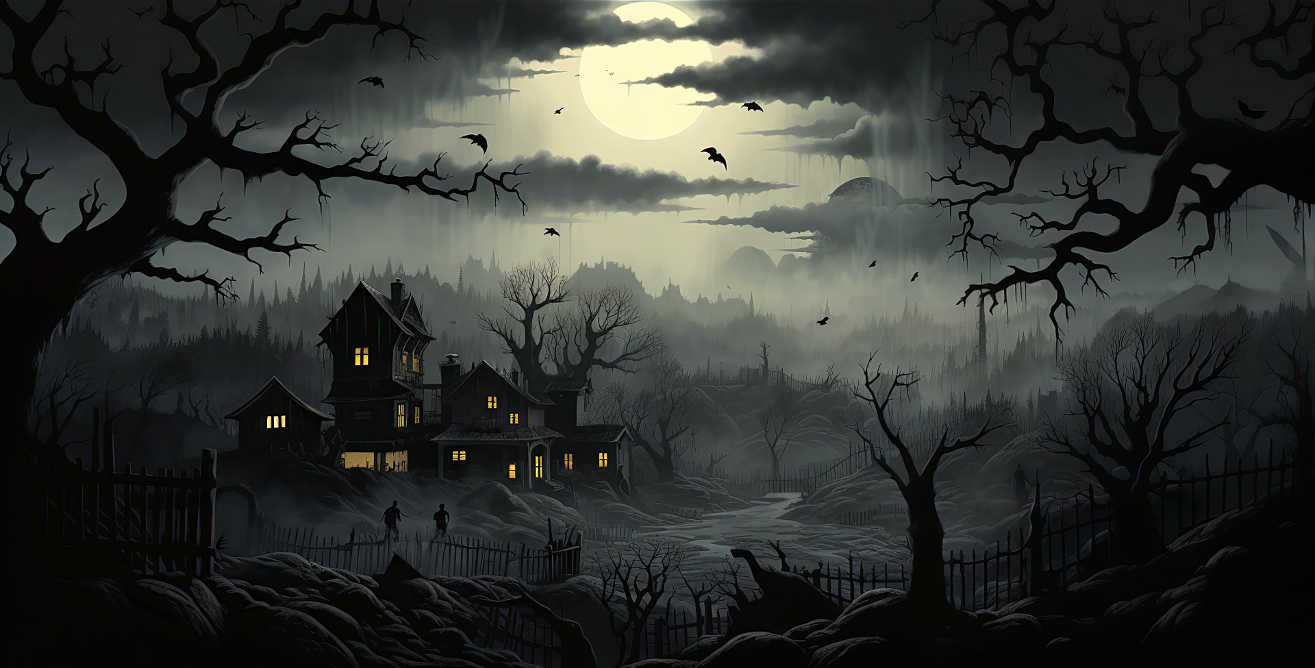 Download AI Art Artistic Dark 4k Ultra HD Wallpaper by kuzy62