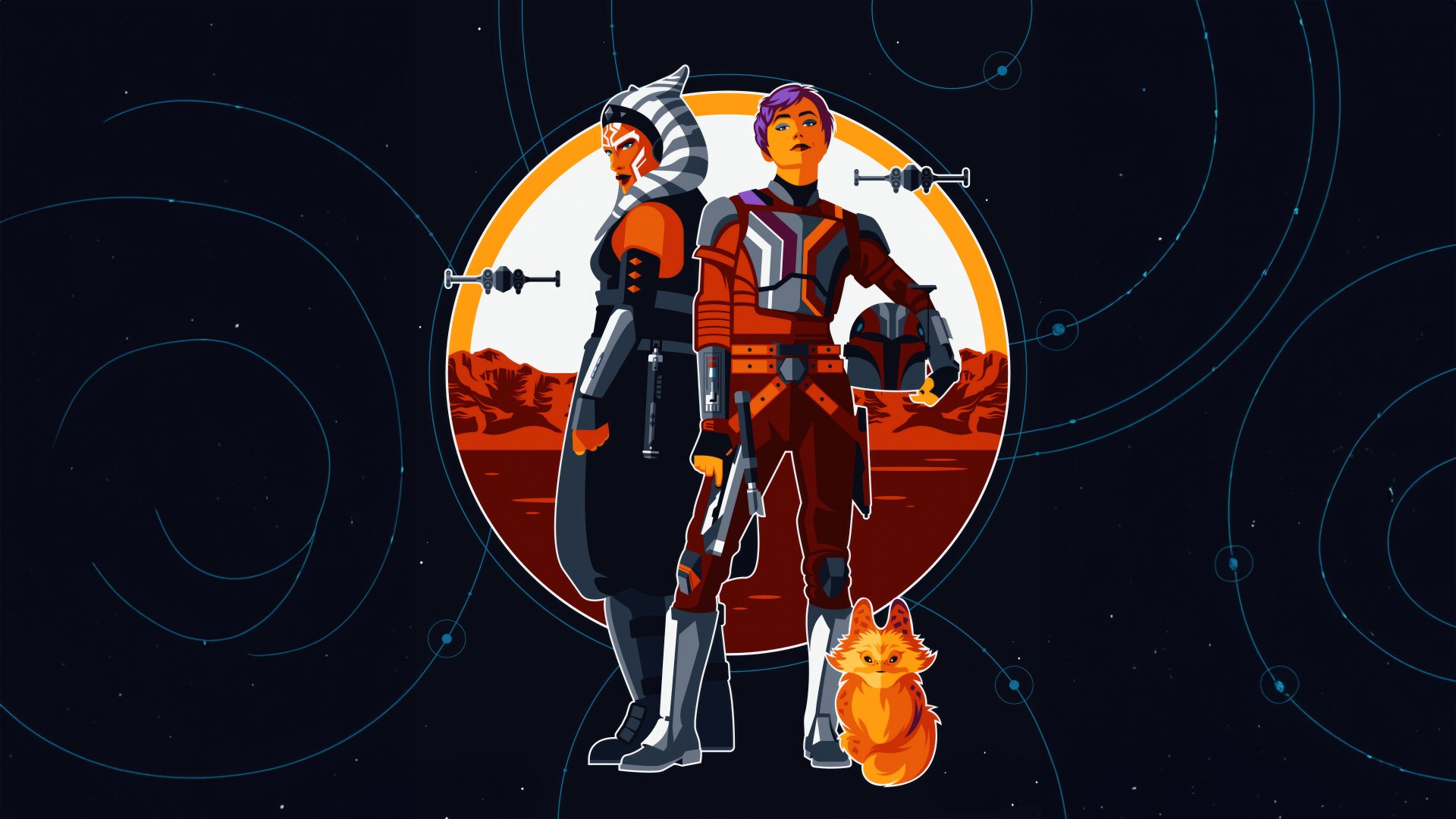 Download TV Show Ahsoka (2023) 8k Ultra HD Wallpaper