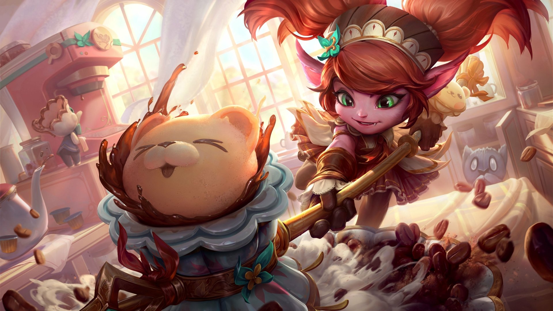 Download Poppy (League Of Legends) Video Game League Of Legends 4k Ultra HD Wallpaper