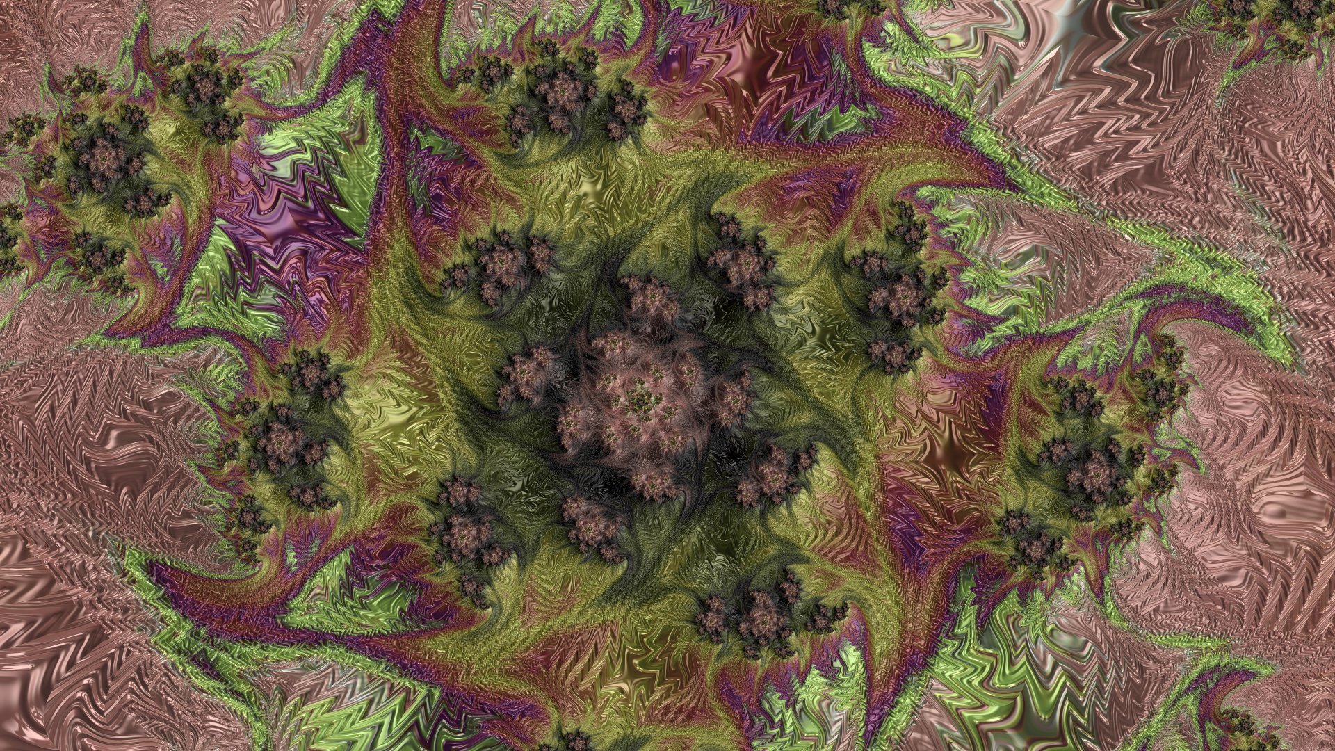 8k Trippy Psychedelic Fractal Wallpaper by Dr-Pen