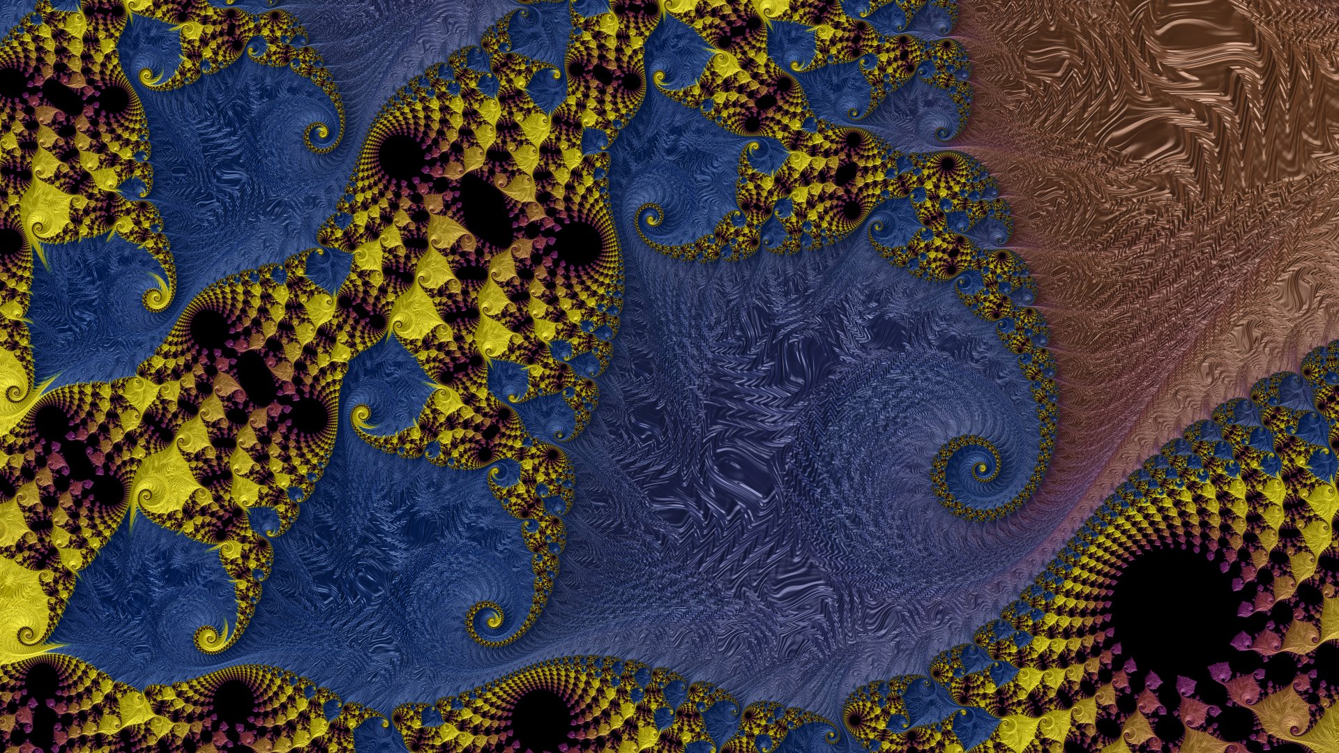8k Trippy Psychedelic Fractal Wallpaper by Dr-Pen