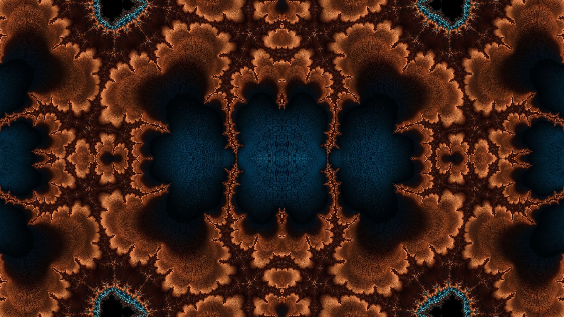 Trippy Psychedelic Fractal Wallpaper by Dr-Pen