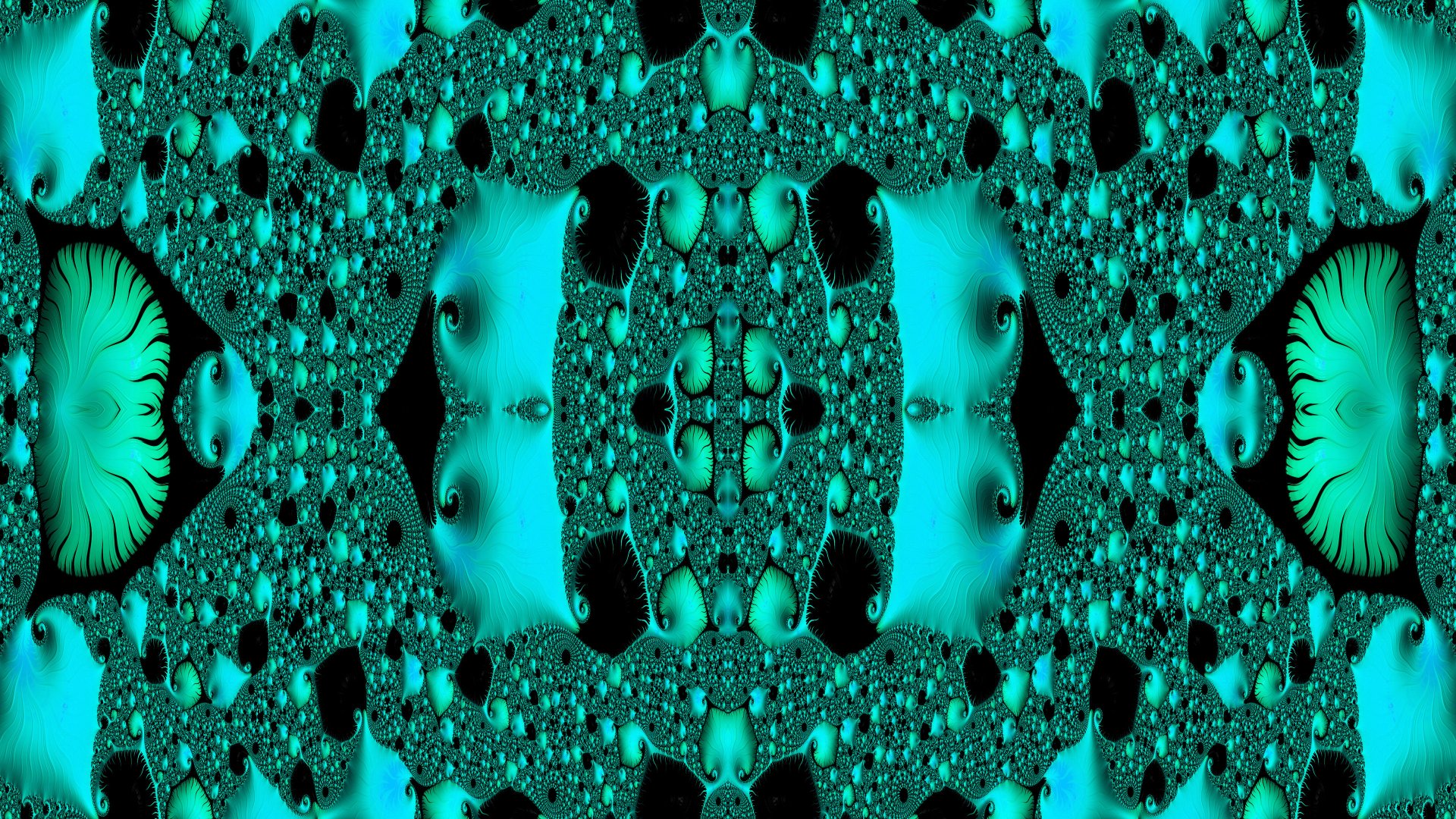 Trippy Psychedelic Fractal Wallpaper by Dr-Pen