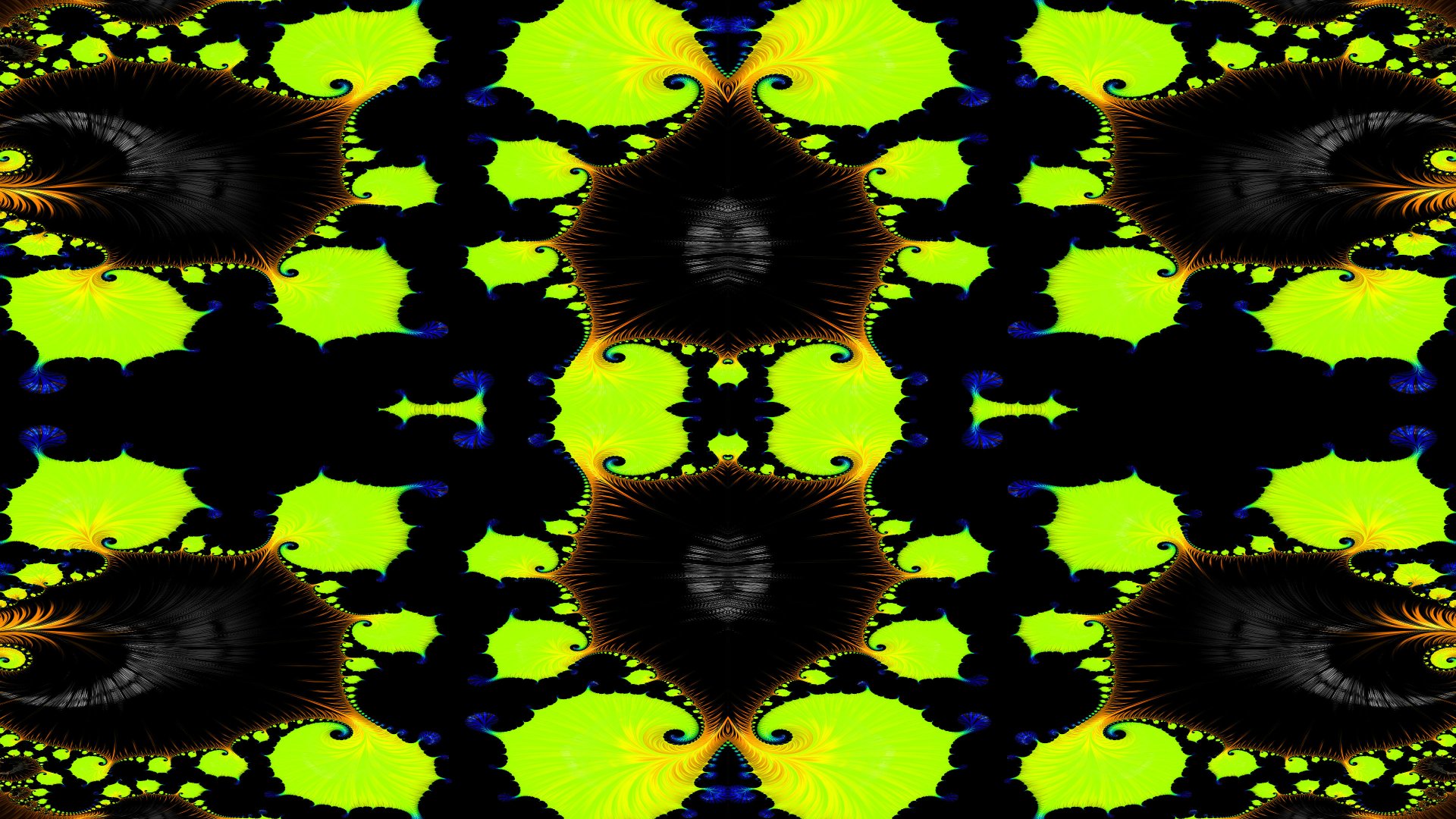 Trippy Psychedelic Fractal Wallpaper by Dr-Pen