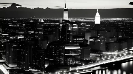 Sao Paulo AI Art man made city HD Desktop Wallpaper | Background Image