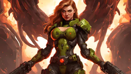  Female Doom Slayer