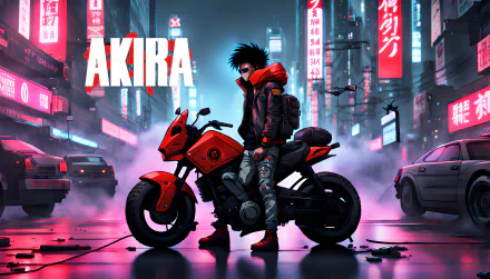 motorcycle Anime Akira HD Desktop Wallpaper | Background Image