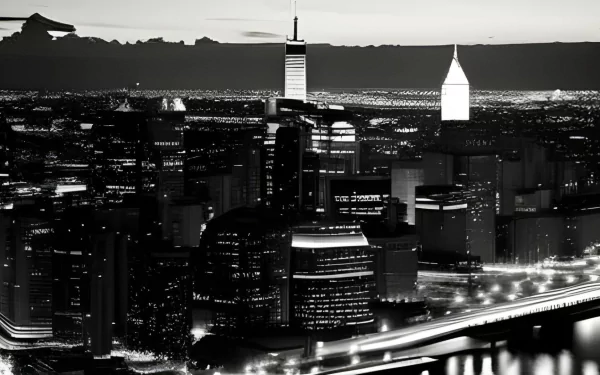 Sao Paulo AI Art man made city HD Desktop Wallpaper | Background Image