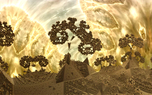  8k 3d Trippy Psychedelic Space Fractal