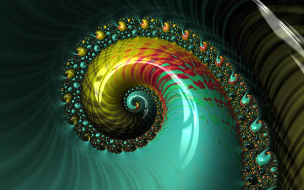  8k Trippy Psychedelic Fractal Wallpaper