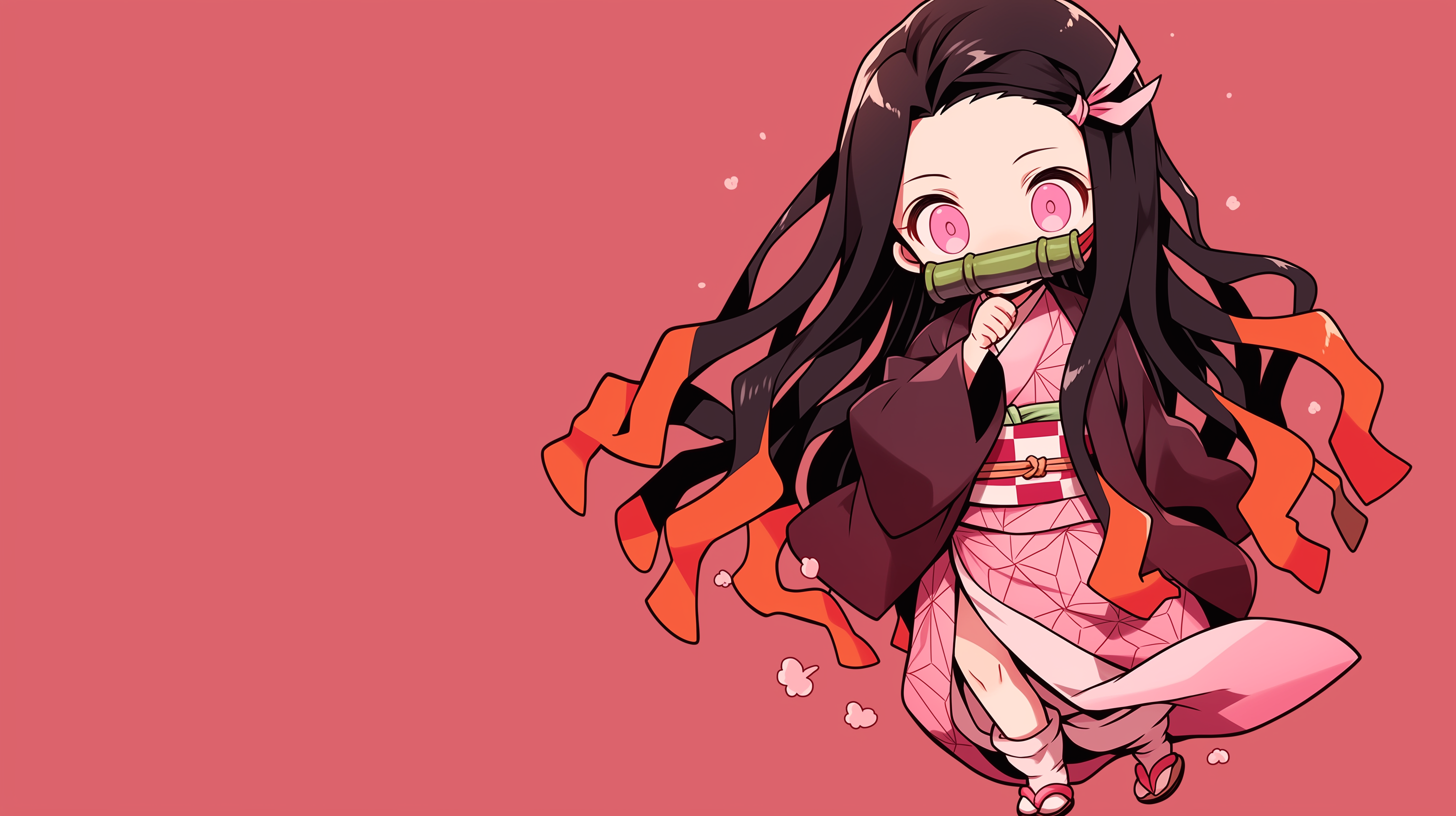 Nezuko Hug and Backgrounds, fofo nezuko e tanjiro Papel de parede