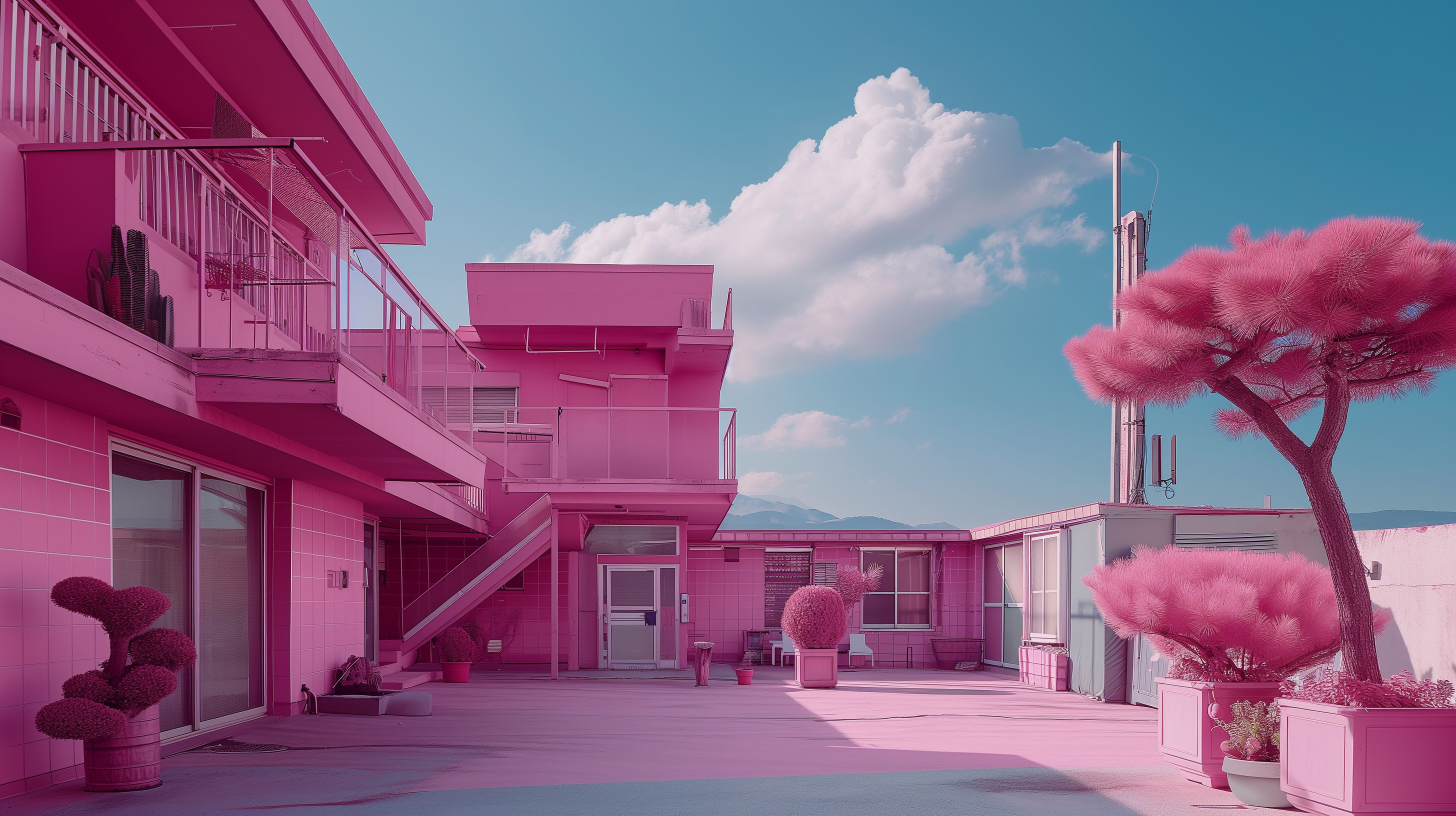 Pink Aesthetic Dreamy Room HD Wallpaper by robokoboto