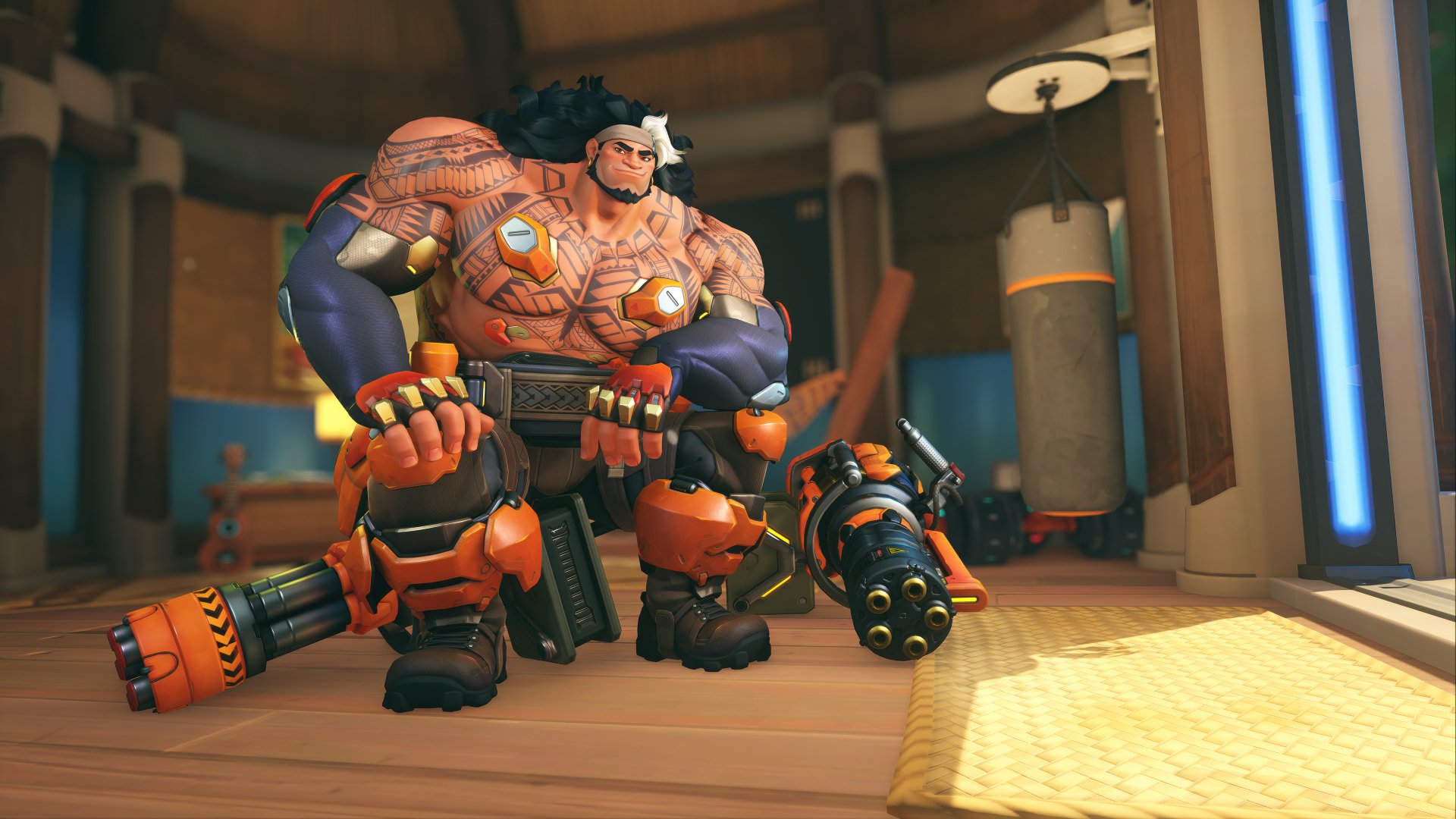 HD Overwatch 2 Mauga Desktop Wallpaper and Background.