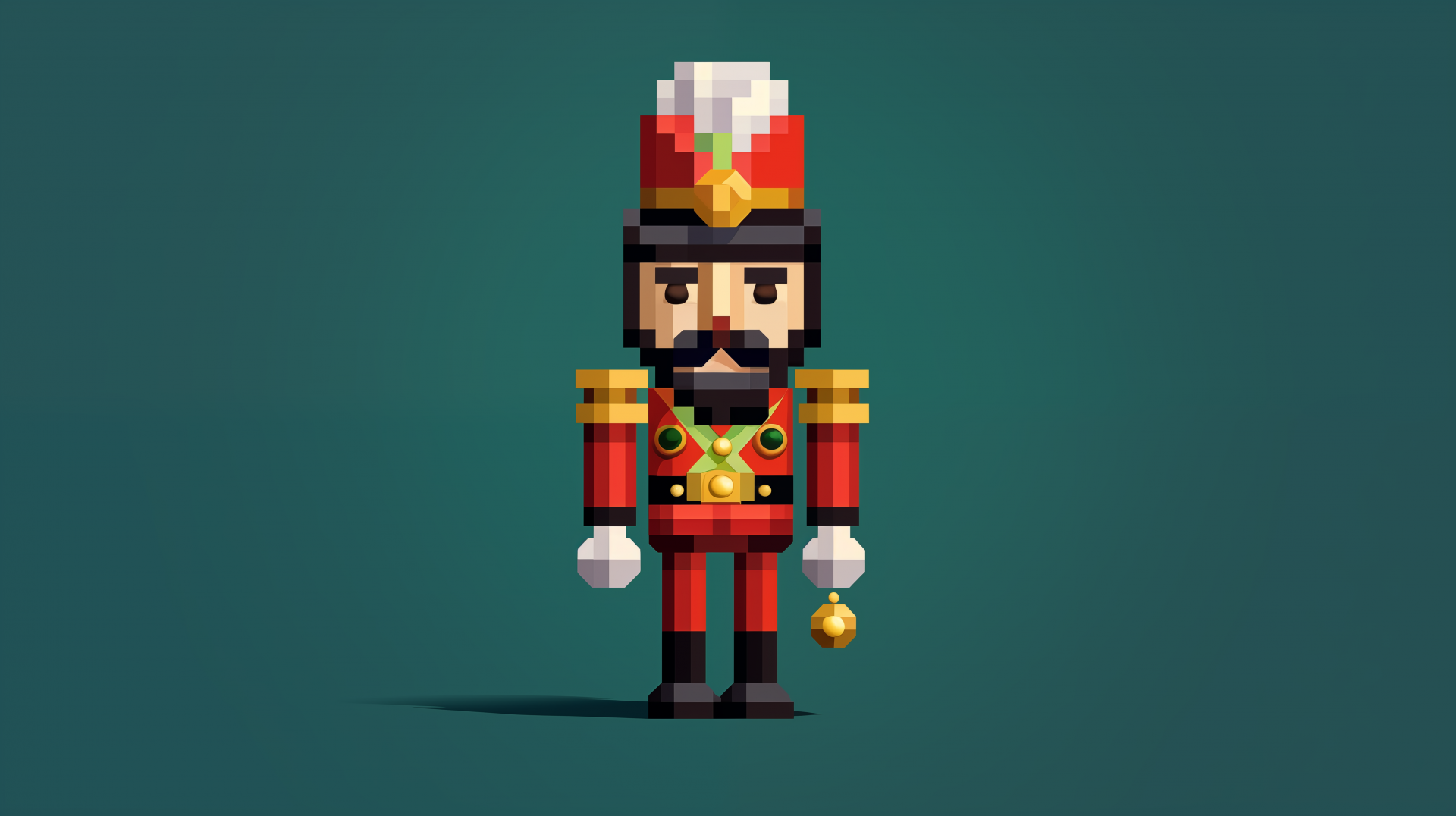 Holiday Nutcracker HD Desktop Wallpaper by Laxmonaut