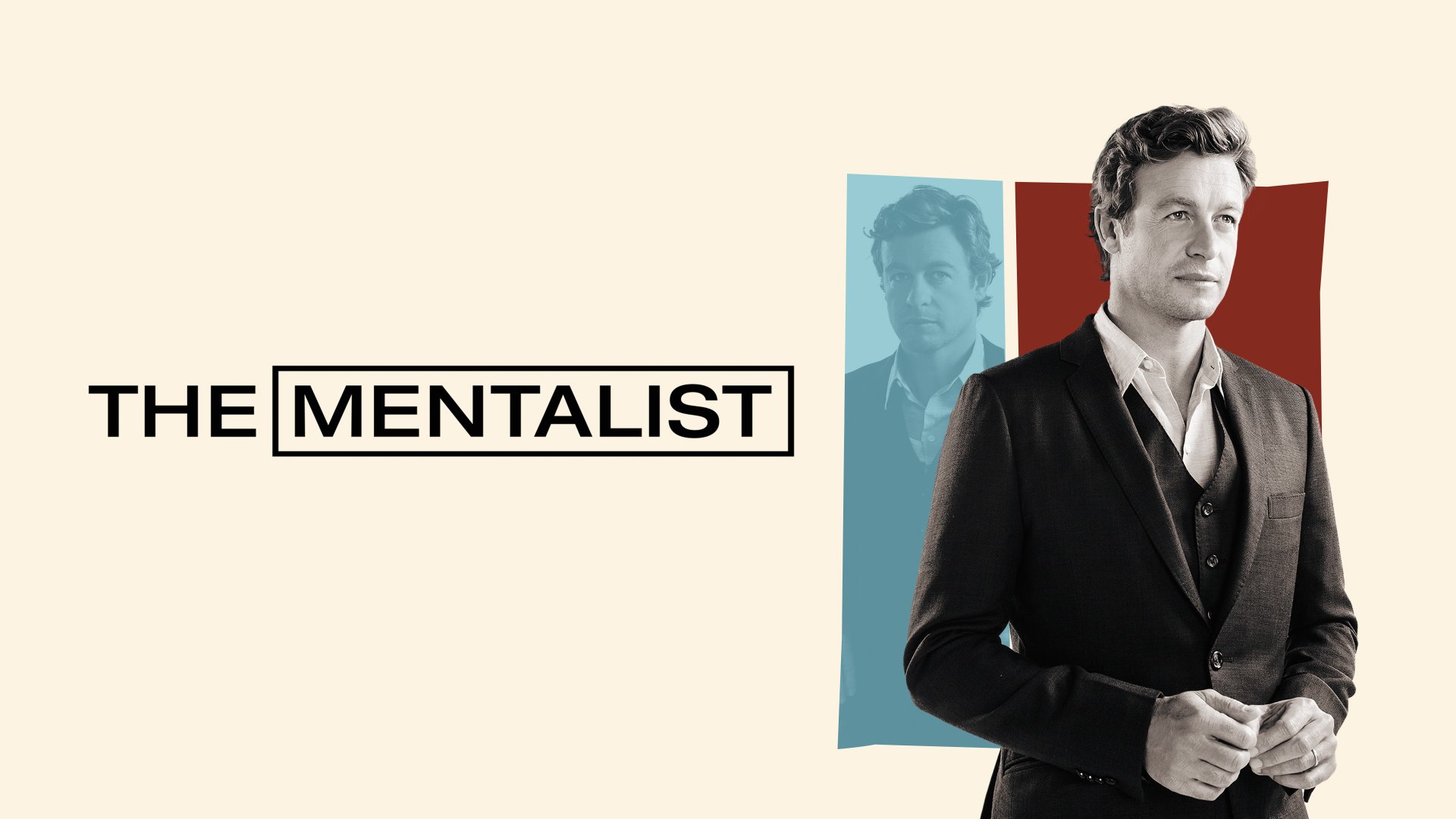 4K Ultra HD PC wallpaper featuring a stylish image of the lead character from the TV show The Mentalist against a minimalist background.