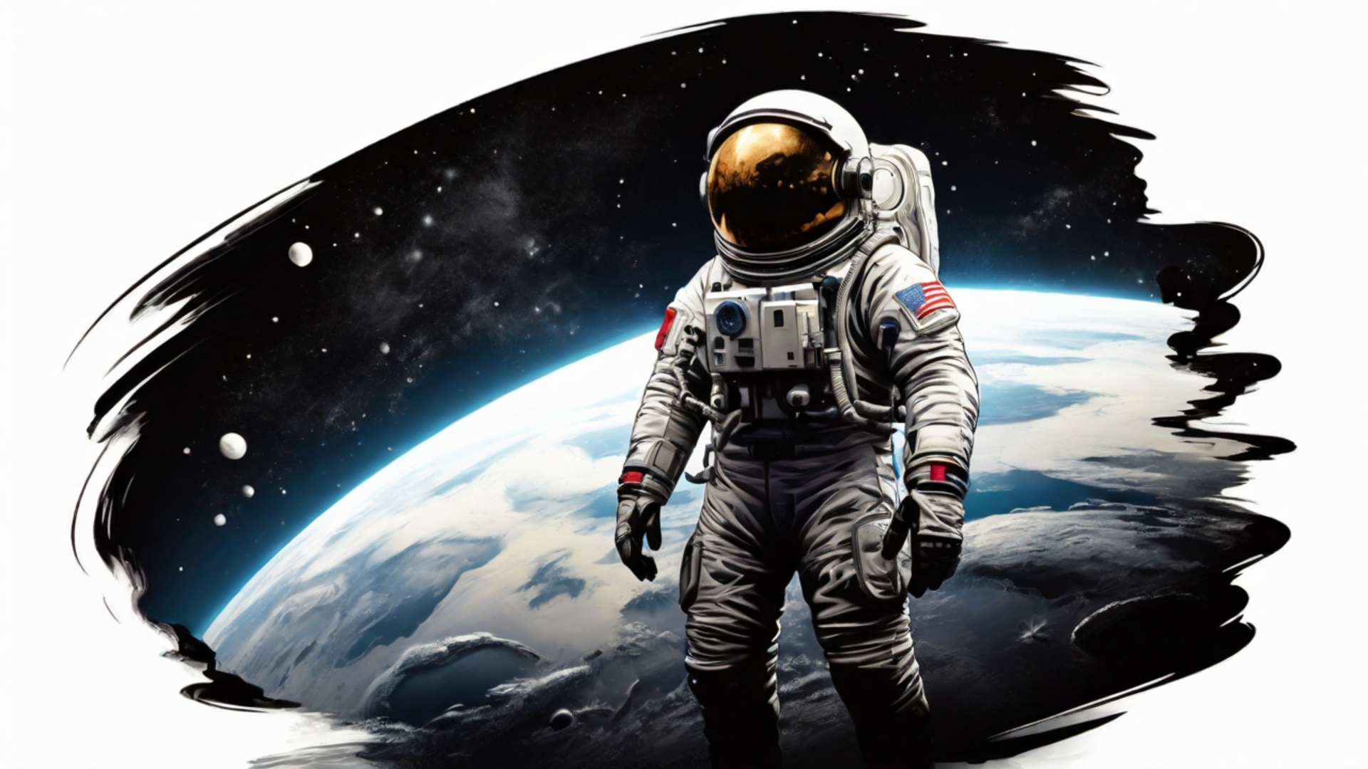 Astronaut in Space by AnimeHead