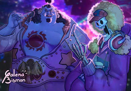  Jinbe &amp; Brook by Galena_Bismon