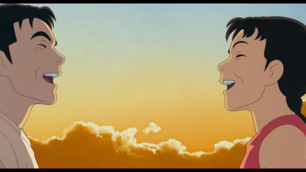  Only Yesterday | Taeko and Toshio Laughing