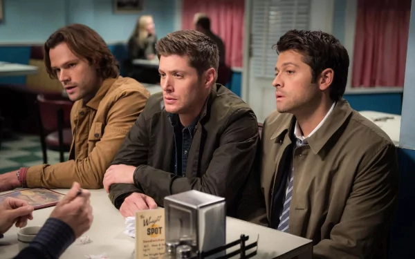 Jared Padalecki Jensen Ackles Misha Collins Dean Winchester Sam Winchester TV Show Supernatural (TV Show) HD Desktop Wallpaper | Background Image