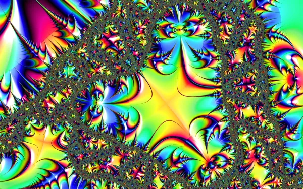  Trippy Psychedelic Fractal Wallpaper