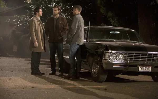 Misha Collins Jensen Ackles Jared Padalecki Dean Winchester Sam Winchester TV Show Supernatural (TV Show) HD Desktop Wallpaper | Background Image