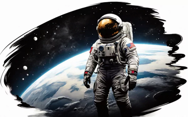  Astronaut in Space