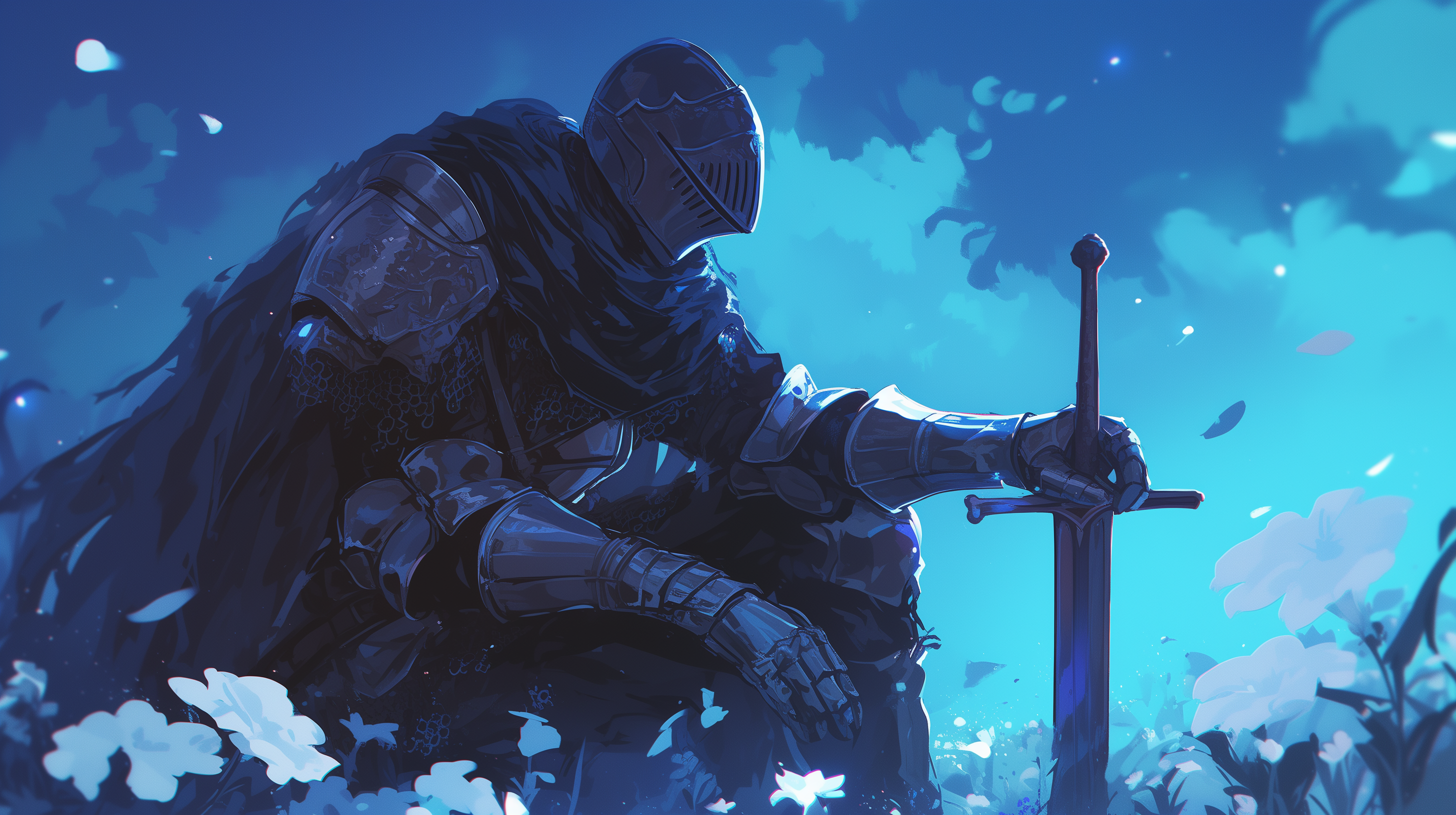 Bloodborne x Dark Souls III HD Wallpaper: A Dark Fantasy