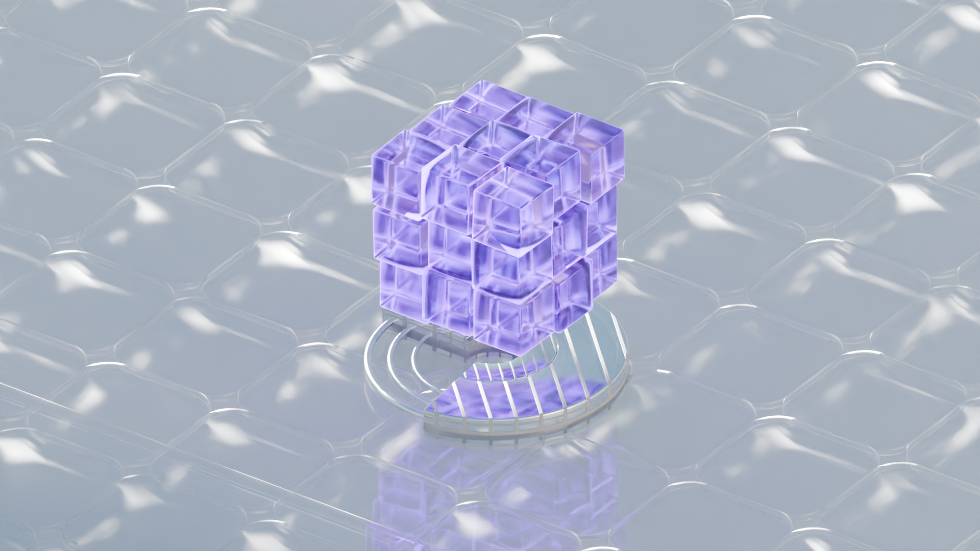 Download 3D Render Pattern Colors HD Wallpaper by JORSART