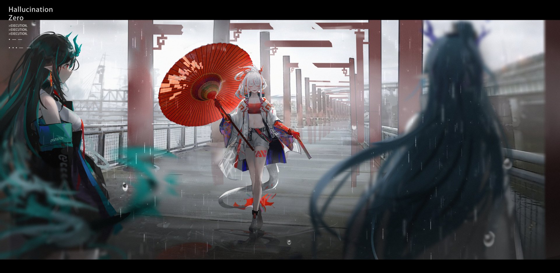 Download Arknights Dusk (Arknights) Nian (Arknights) Video Game Girl 4k Ultra HD Wallpaper by HzW3