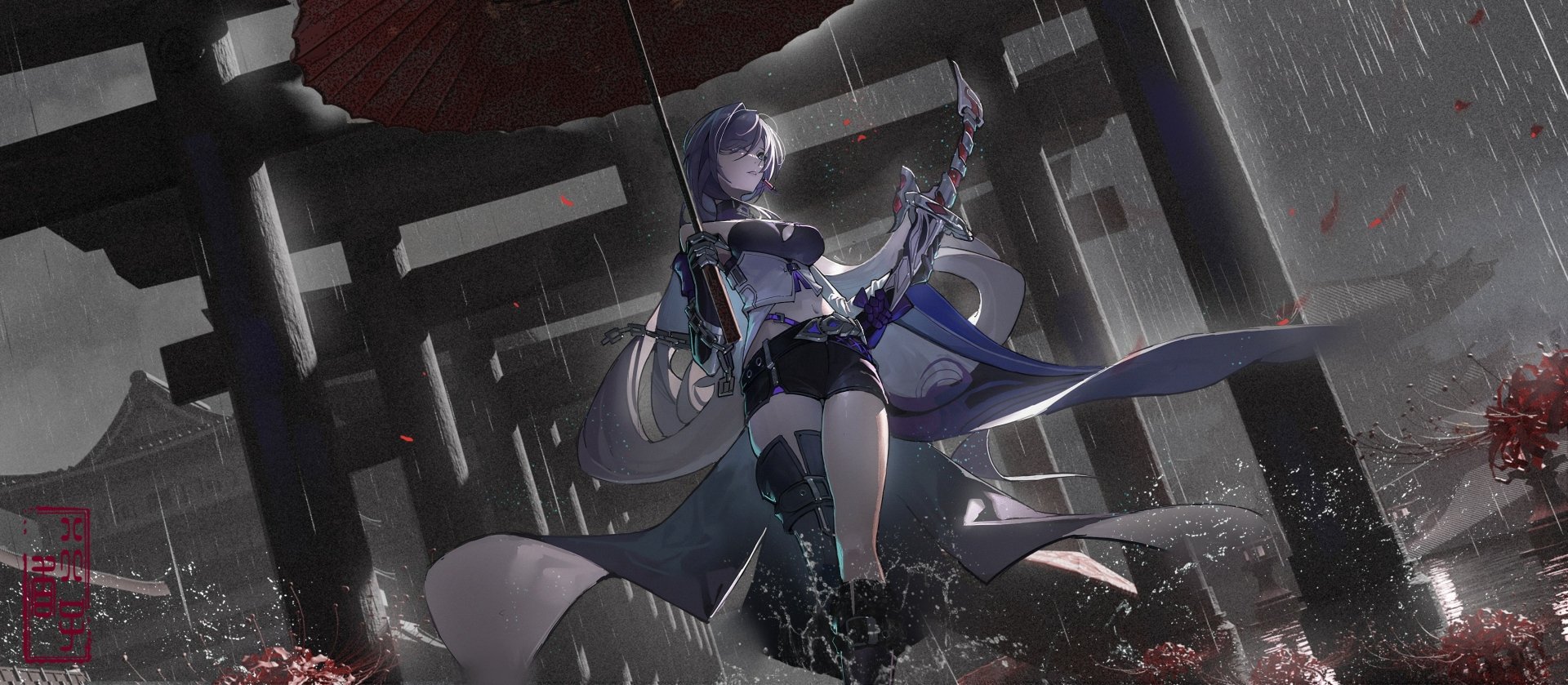 Download Honkai: Star Rail Acheron (Honkai: Star Rail) HD Wallpaper by ...