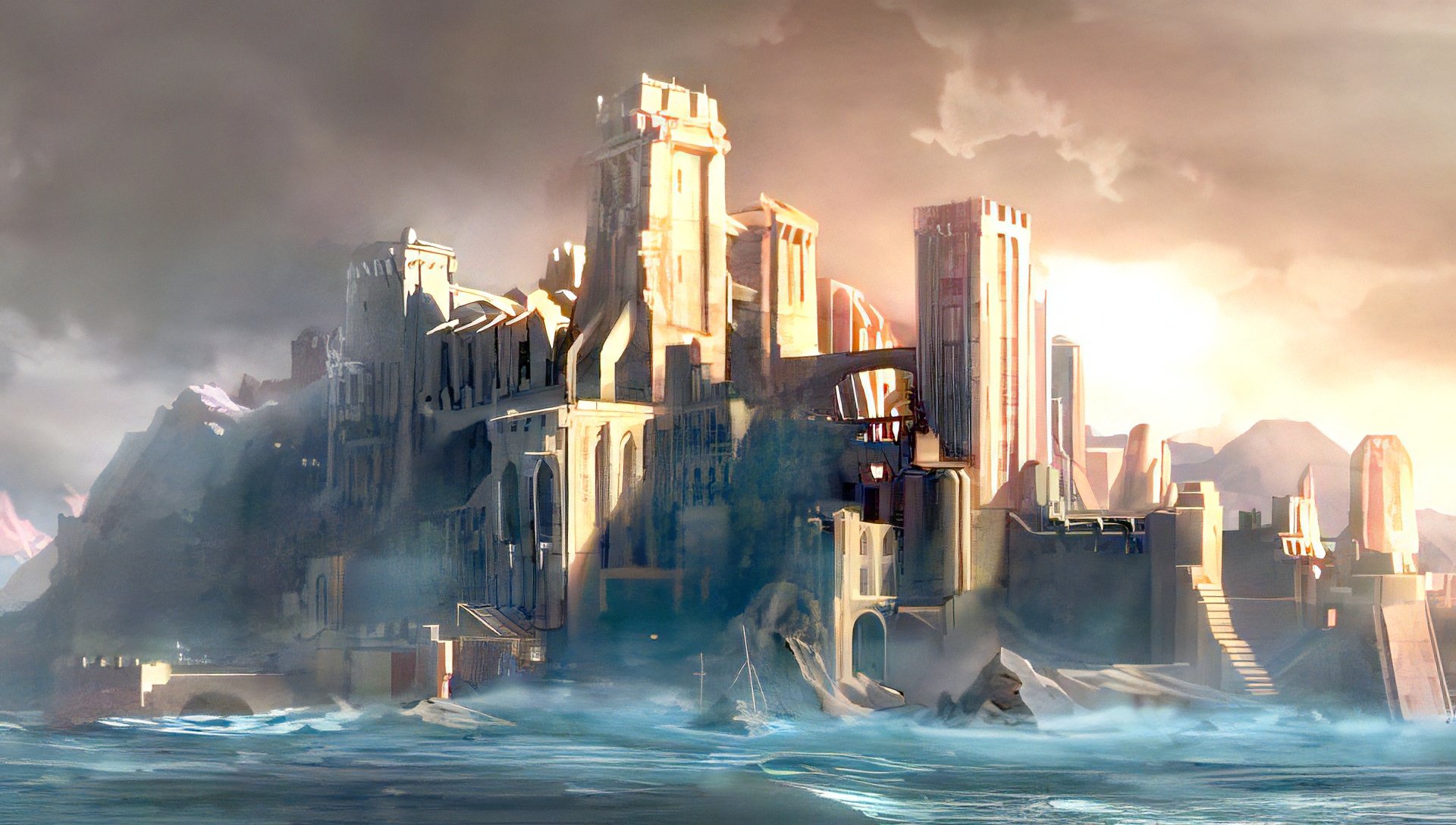 Lost City Island of the time by Moinuddin Shaikh