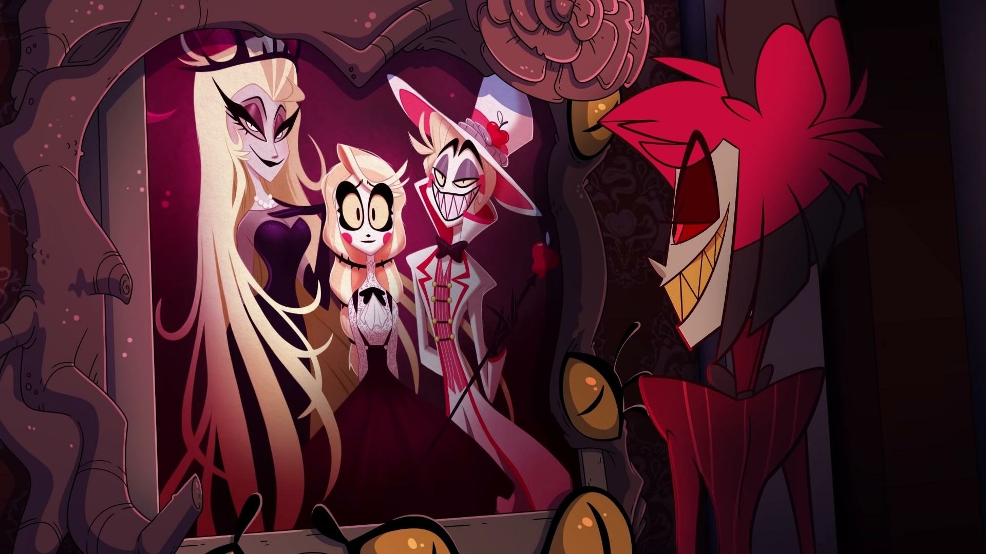 Hazbin Hotel Characters HD Wallpaper - Charlie and Alastor Desktop  Background