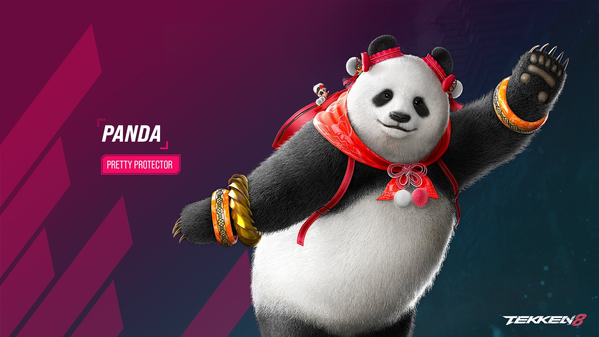 Tekken 8 Panda HD Wallpaper - Video Game Champion Background