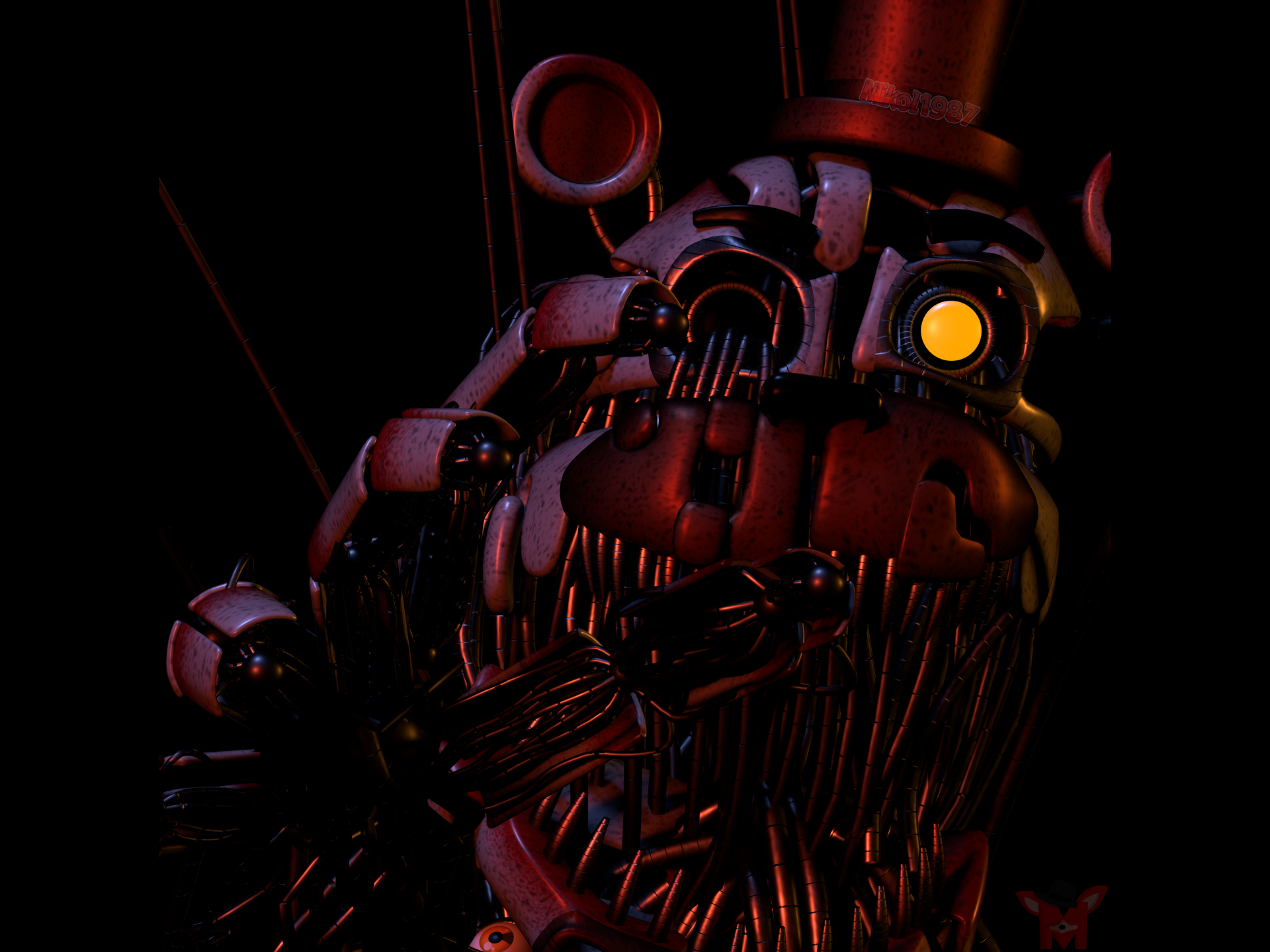 Download Freddy Fazbear's Pizzeria Simulator Five Nights At Freddy's 4k Ultra HD Wallpaper by Mikol1987